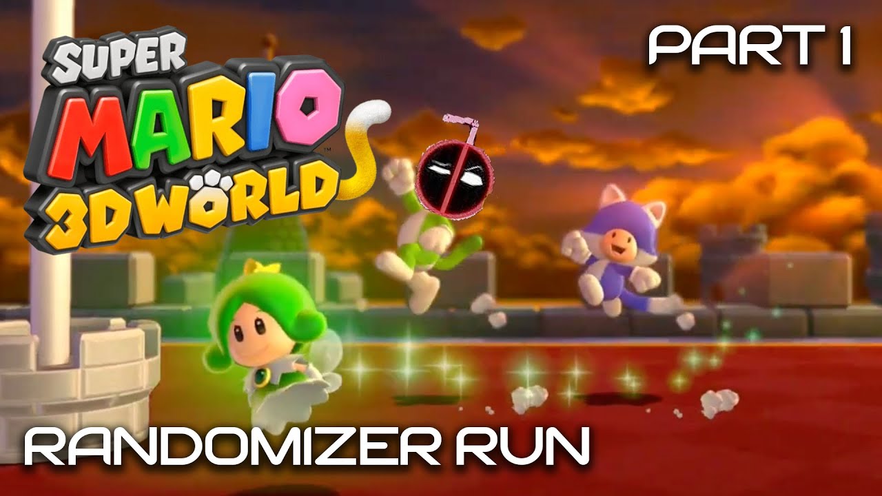 Super Mario 3D World (Randomizer Run) (W/ Shakepool) Pt 1