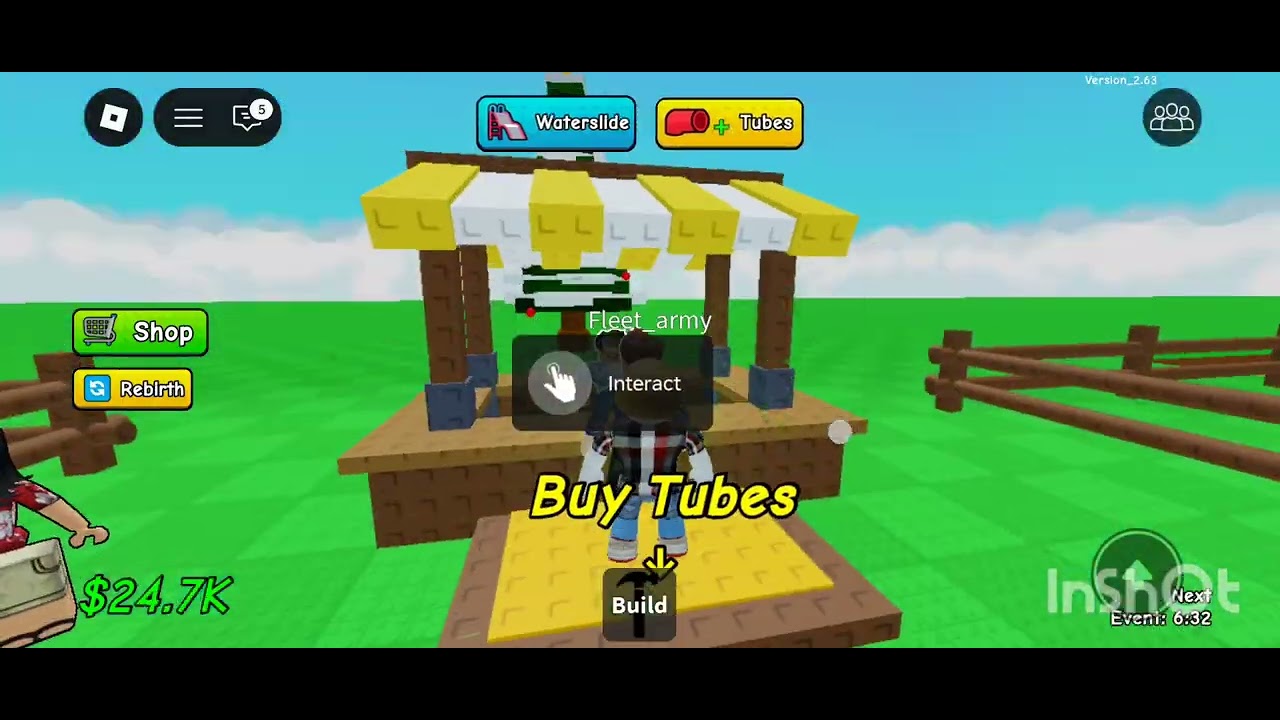 ROBLOX waterslide simulator