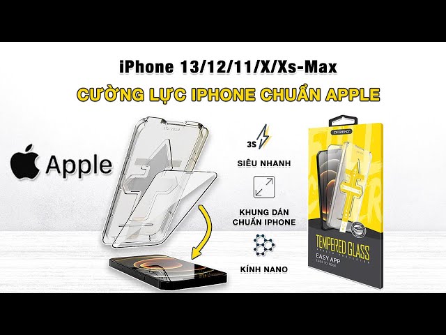Kính Cường Lực Iphone 13 Pro Max iPhone 12 mini iPhone 11 Pro Khung Dán Tự Động zifriend