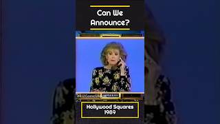 Can We Announce  Hollywood Squares 1989
