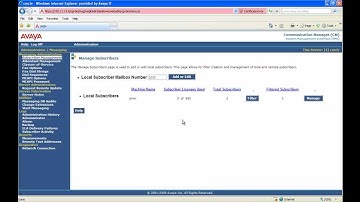 How to Unlock a Subscribers Mailbox on Avaya Communication Manager Messaging