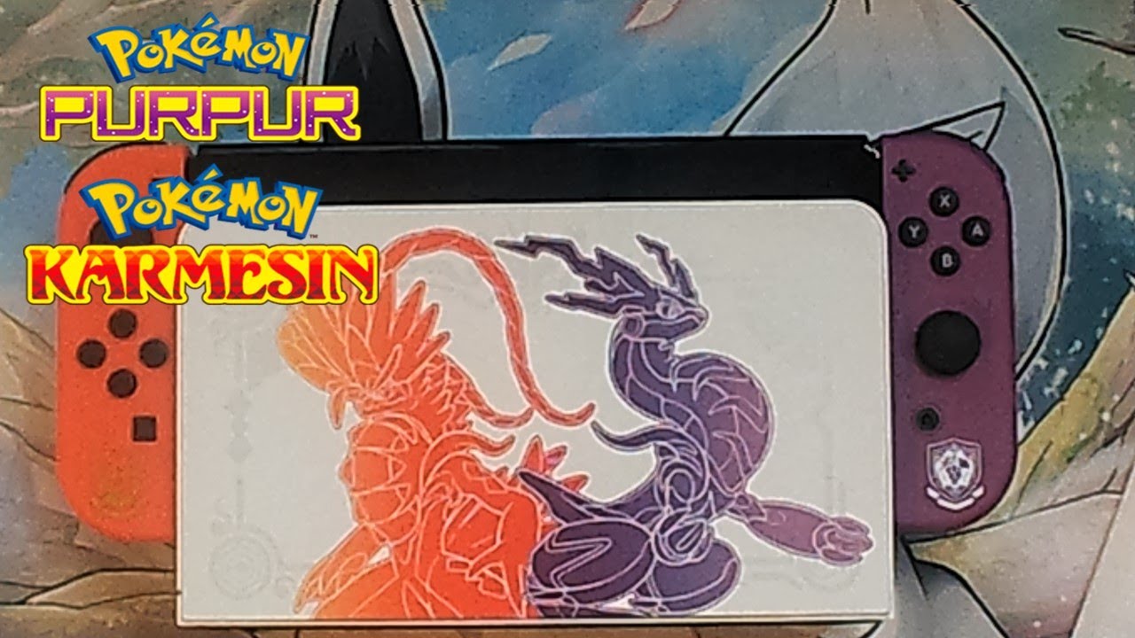 Nintendo Switch Konsole Oled Modell Pokémon Karmesin And Purpur Edition