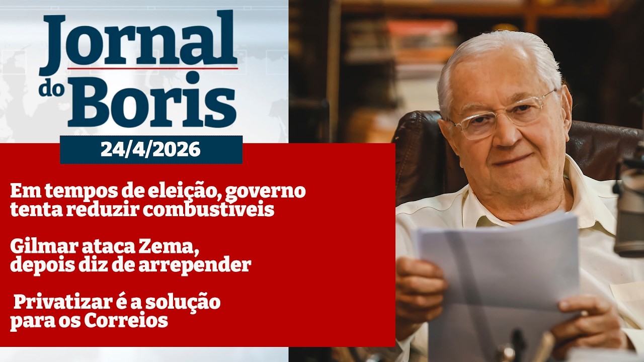 📰 24/04/2026 - Notícias do dia com Boris Casoy