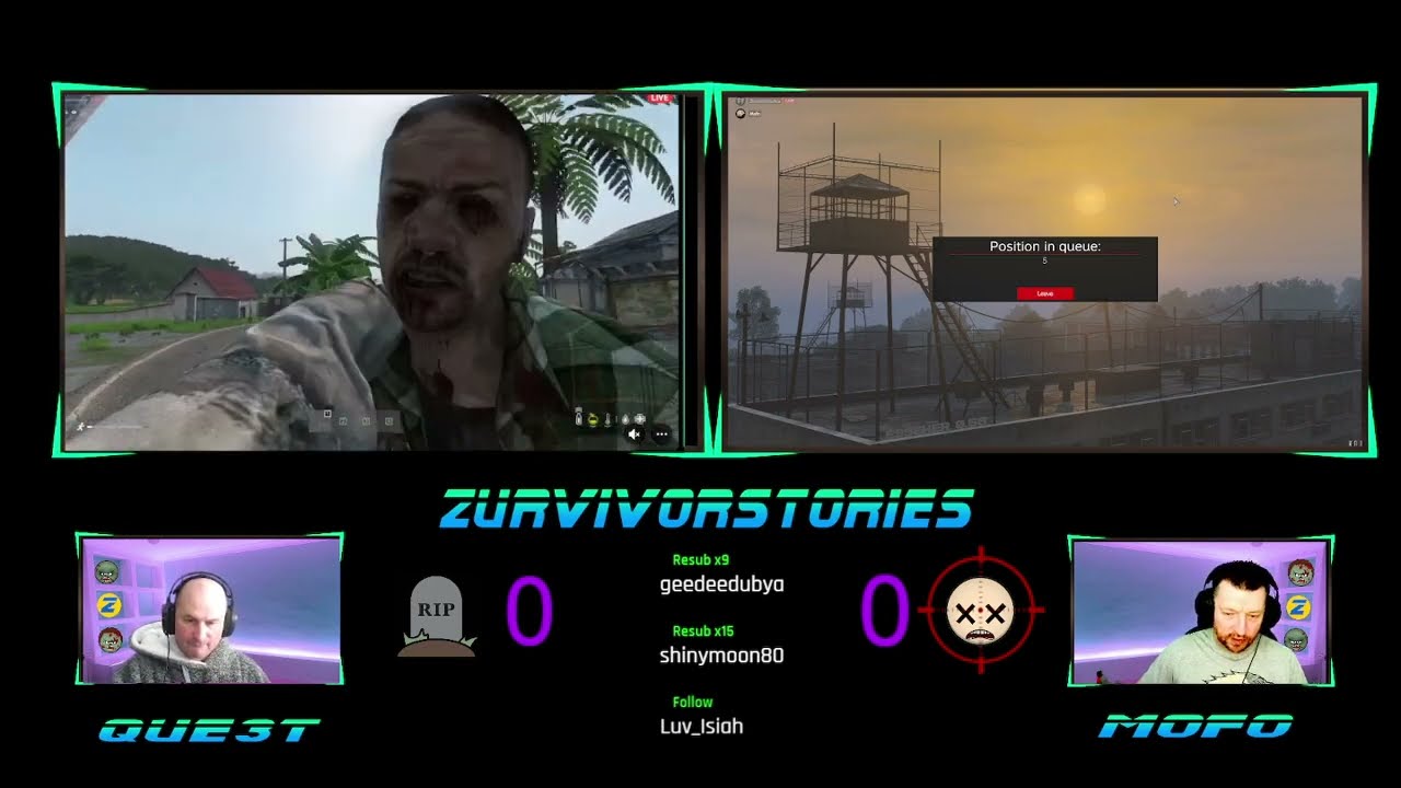 Couple of hours with M{}F{} & Que3t  - The Quest and Mofo Twitch Live Stream