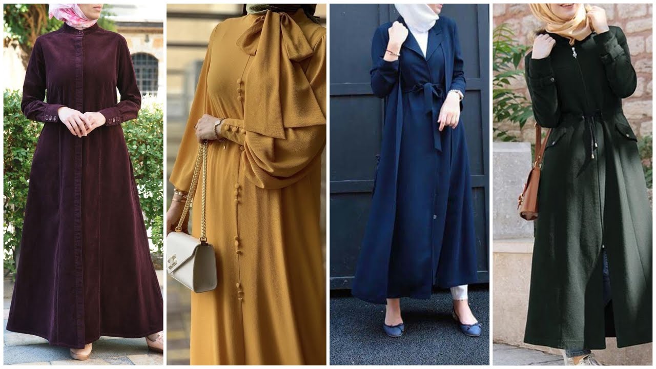 winter abaya designs