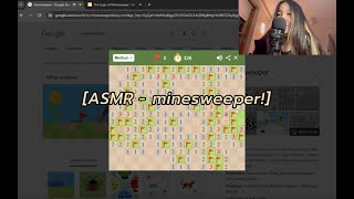 [ASMR] how to play mineweeper: an asmr lesson | whispering, sound effects, mild clicking screenshot 4