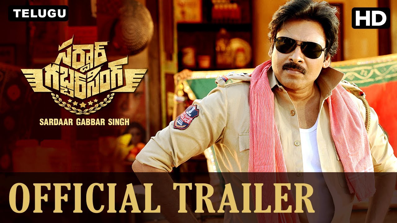 Sardaar Gabbar Singh Official Telugu Trailer Pawan Kalyan Kajal Aggarwal K S Ravindra Youtube