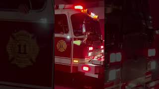 Rescue 11 responding to a medical assignment