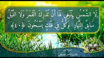 سوره يس بصوت القارئ احمد مصطفي|ahmed mostafa