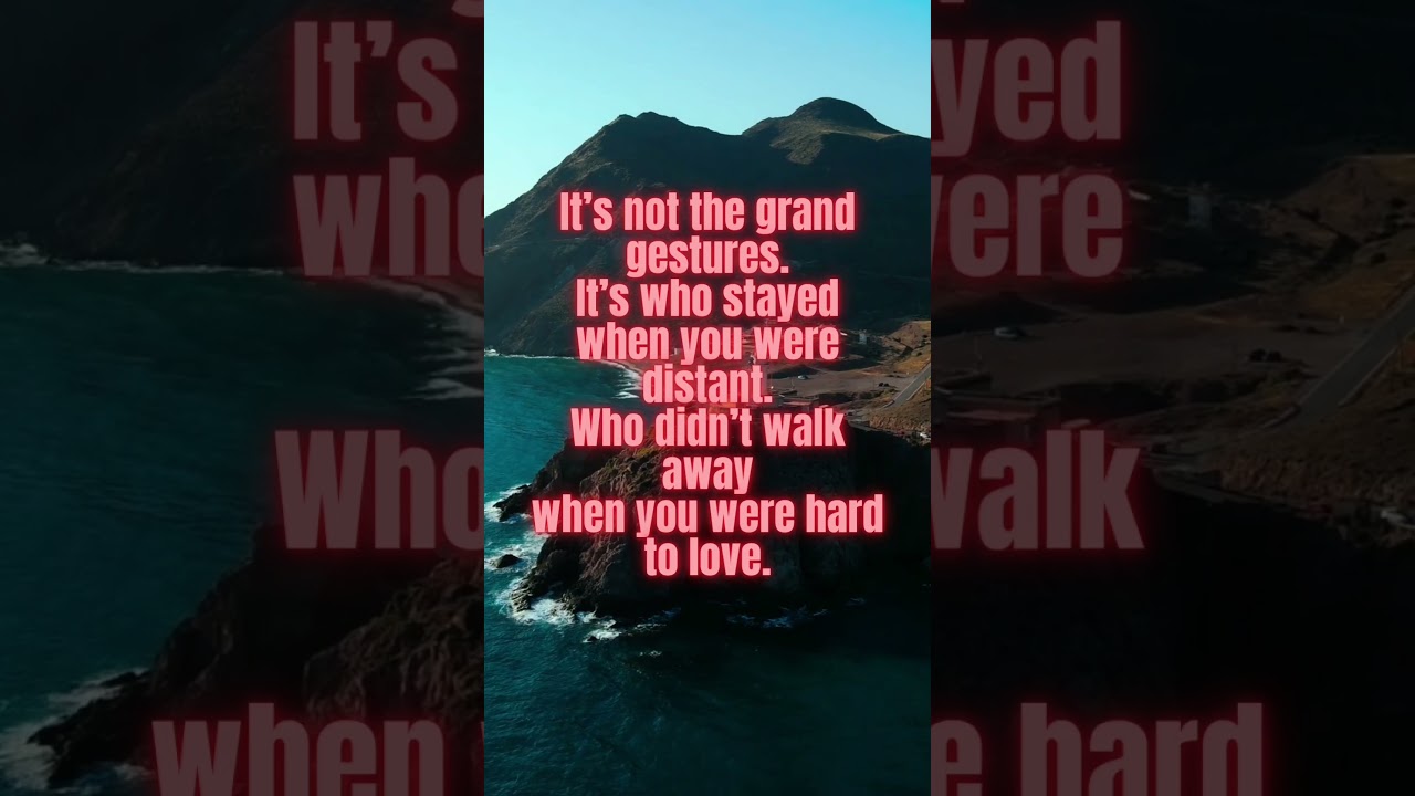 Loyalty isn’t loud. It’s who stayed. 