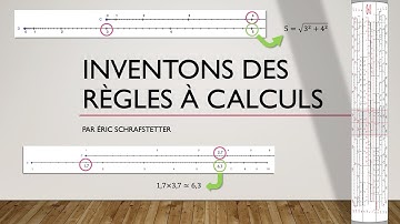 Inventons des règles à calculs !