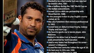 Sachin Tendulkar, Wikipedia, the free Video Update