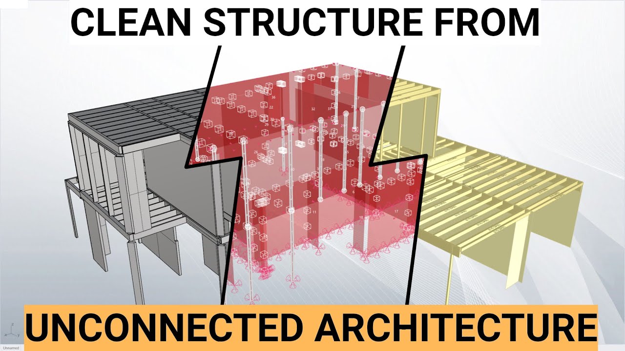 Craft clean structural models & drawings from unconnected Architectural models. Archicad to Revit.