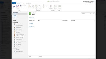 2.2 Create a Ledger Account