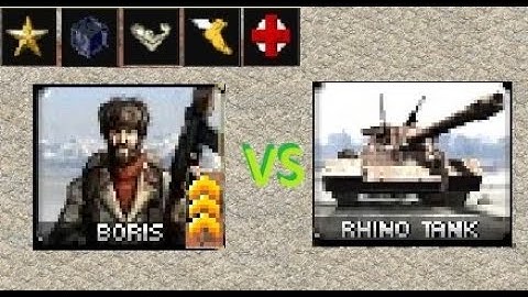 Fully Upgraded Boris vs Rihno Tanks: Red Alert 2