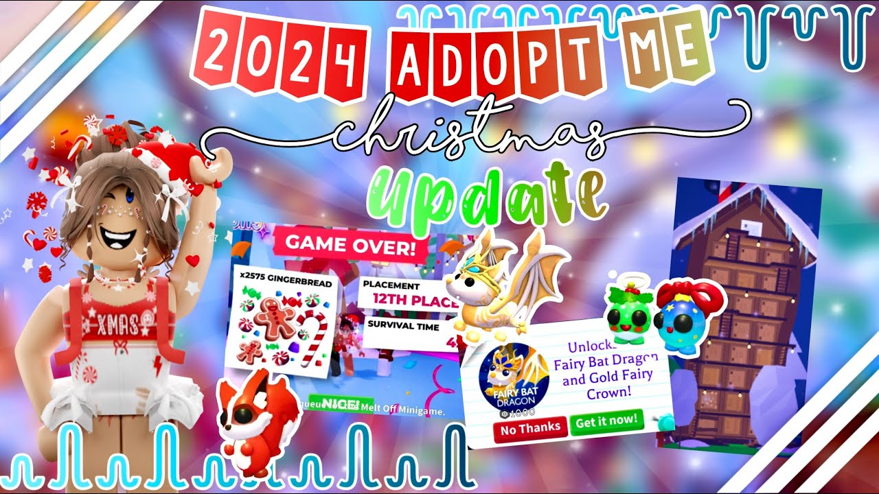 Checking out the brand NEW adopt me CHRISTMAS update! | Itsxmolly - YouTube