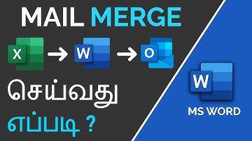 MS Word Mail Merge in Tamil