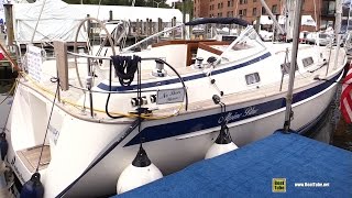 2017 Hallberg Rassy 372 Sailing Yacht - Deck and Interior Walkaround - 2016 Annapolis Sailboat Show