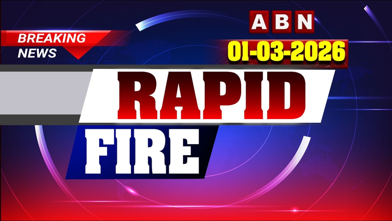 RAPID FIRE | 60 Head Lines | 01-03-2026 | ABN Telugu