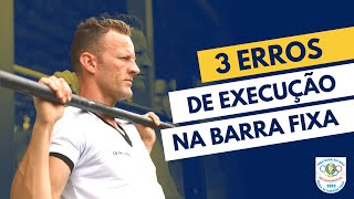 6 Erros de Execução na Barra Fixa que pode te prejudicar no TAF da PMESP