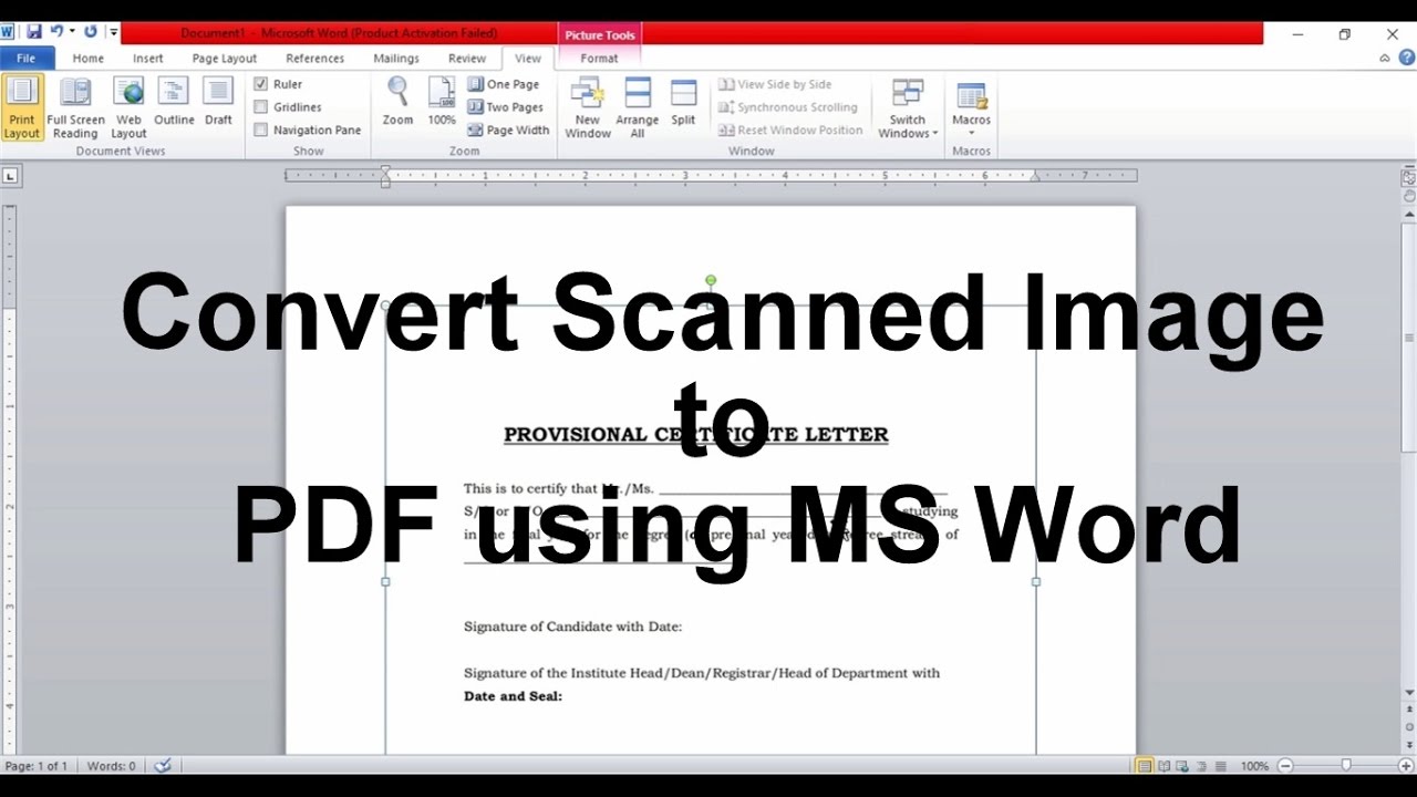 microsoft word add in scanner