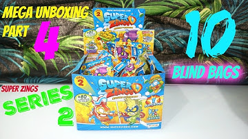Super Zings Series 2 Unboxing 10 blind bags ! #superzingsseries2 #blindbags