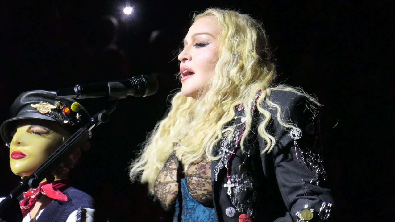Madonna Burning Up Celebration Tour London o2 17 Oct 23 4k - YouTube