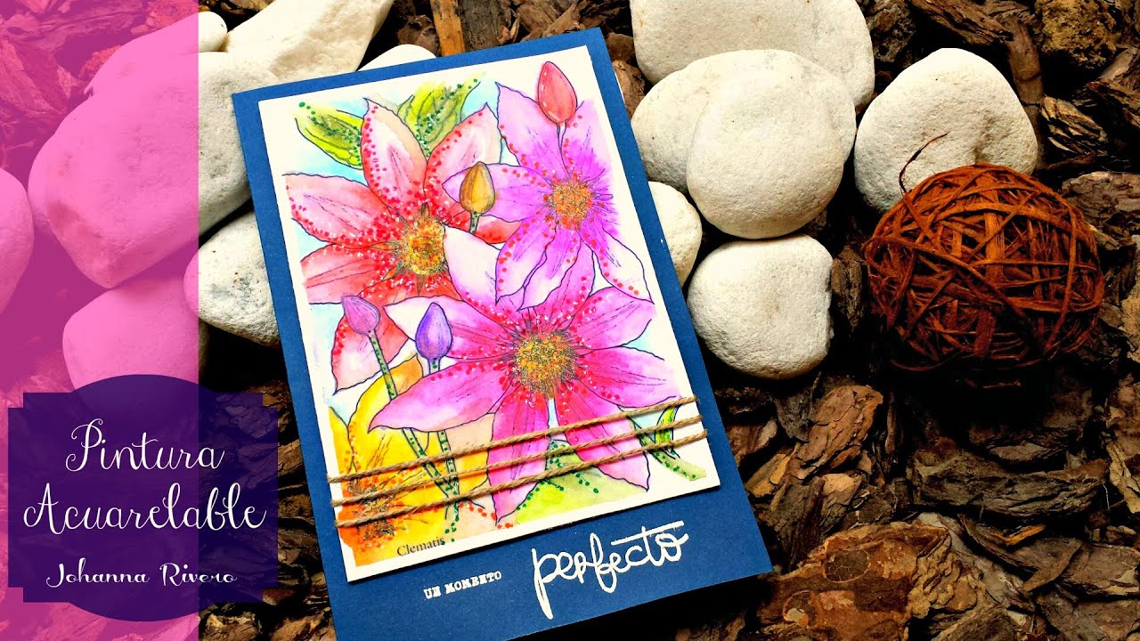 Pintura en Acuarela, Aprende a Pintar una Preciosa Tarjeta