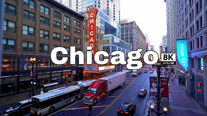 GLOWING CHICAGO 8k ULTRA HDR 60(FPS)