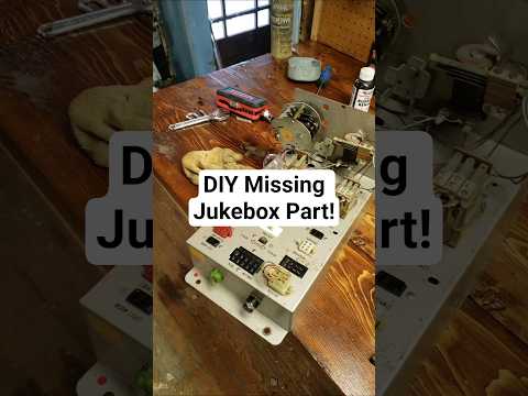 Making a DIY Replacement Jukebox Part! #retro #arcade #jukebox #vintage #repair