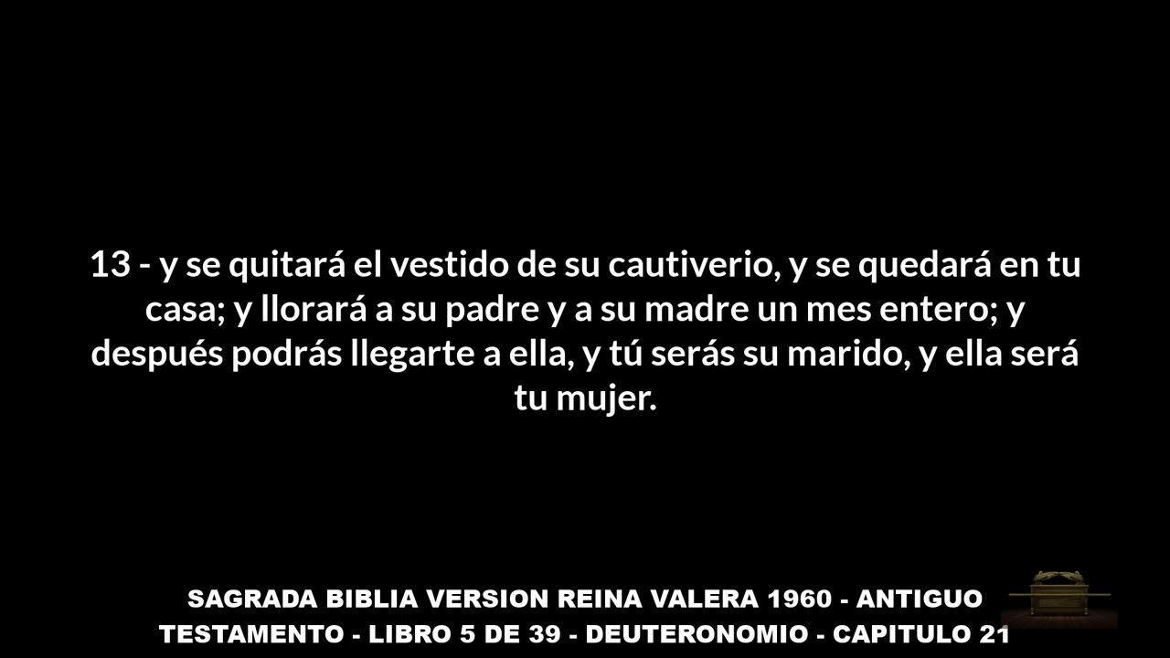 REINA VALERA 1960 - AUDIO 174 - DEUTERONOMIO CAPITULO 21 - YouTube