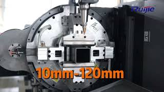 🔧 6012A Fiber Laser Tube Cutting Machine + Semi-Automatic Chain Loading System