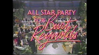 All Star Party for Burt Reynolds CBS Dec 13 1981 WTOL 11