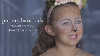 Easy Halloween Makeup Tutorial - Deer Tutu Costume for Pottery Barn Kids
