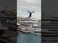 Two mega ships docked in Nassau at once #cruiselife #shipspotting #nassau