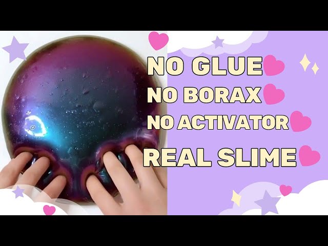 How to make Slime with Borax  Slime recipe, Slime, Borax slime