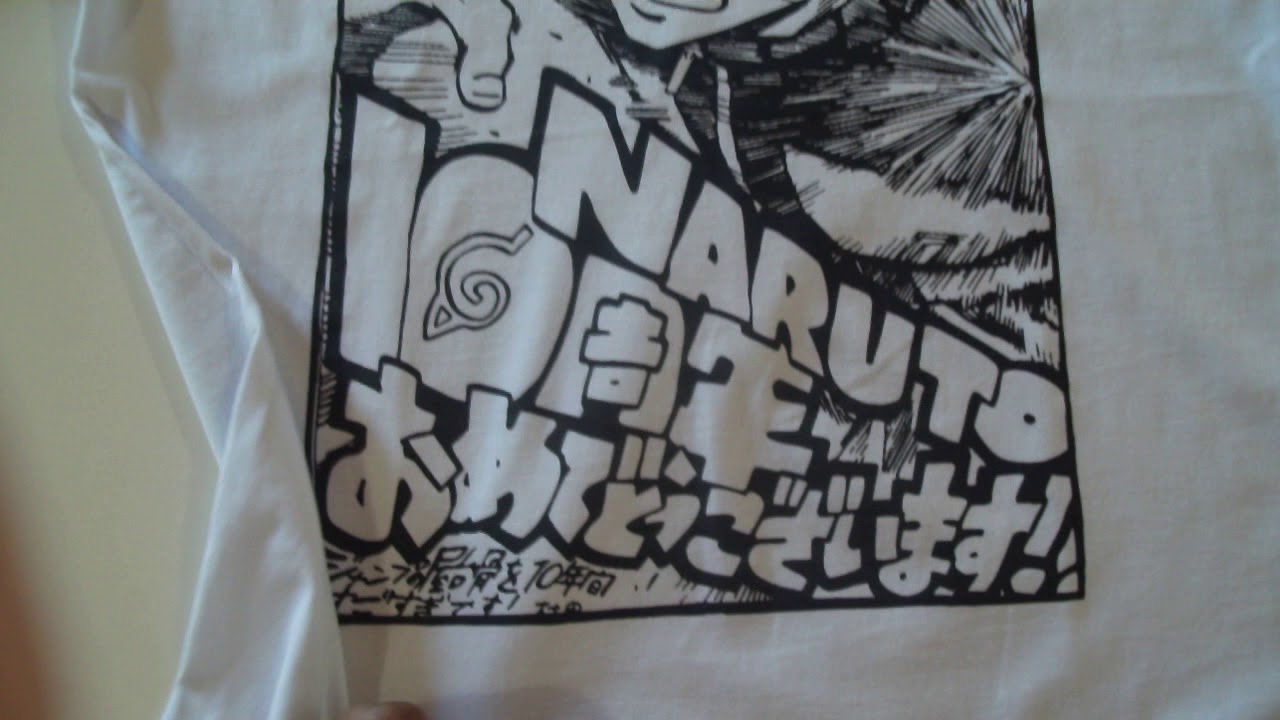 camiseta naruto uzumaki
