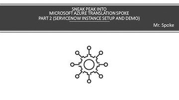 IntegrationHub Spoke : Microsoft Azure Portal Part 2 - ServiceNow Instance Setup