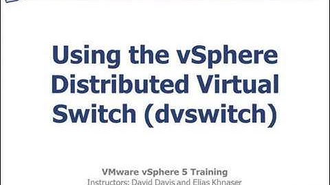 vSphere Distributed Switch, Virtual Machine Networking | vamare vsphare