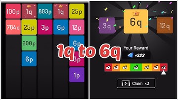 X2 Blocks Gameplay: 1q to 6q | Easy Strategy