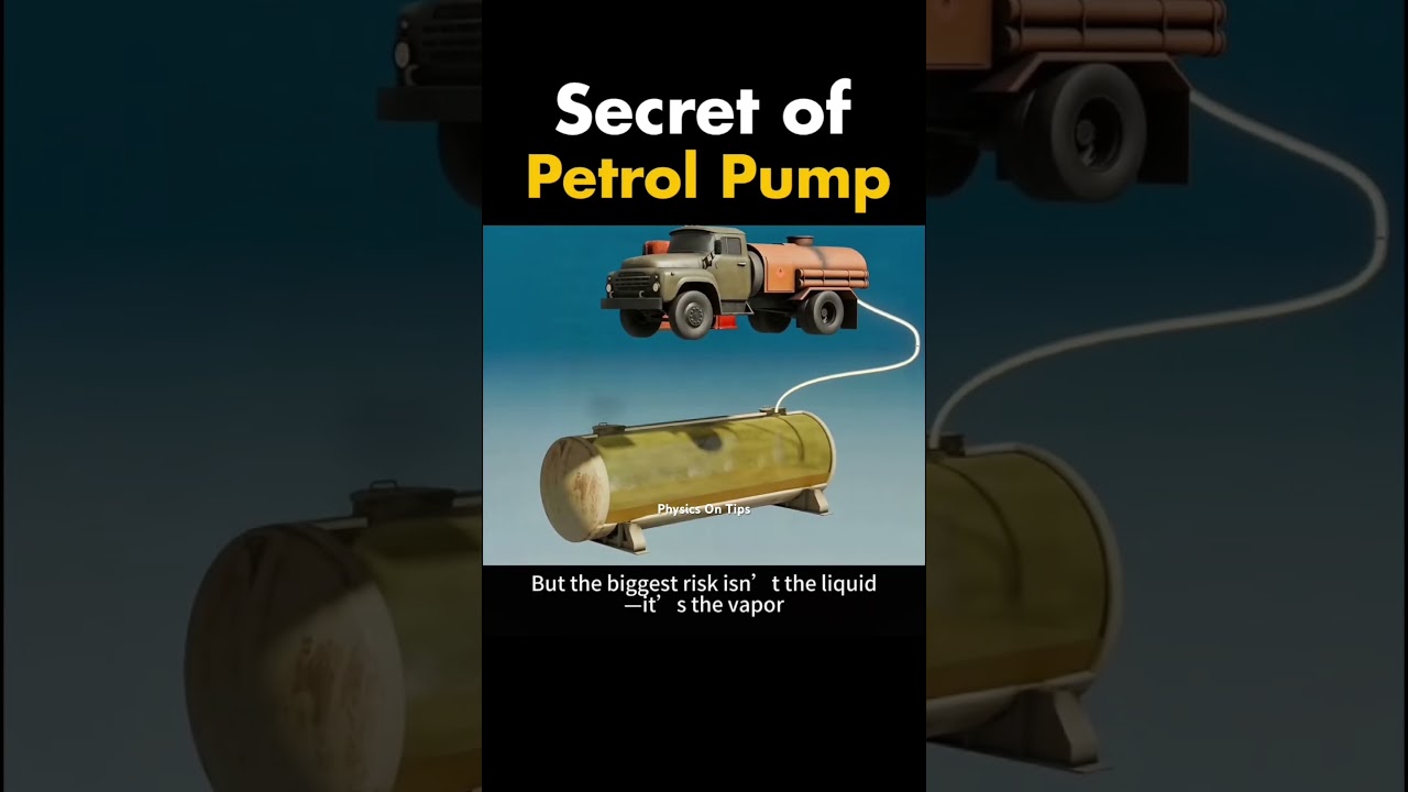Secret of petrolpump ￼ #physicsontips #experiements #petrolium #petrolprice #science #facts #physics