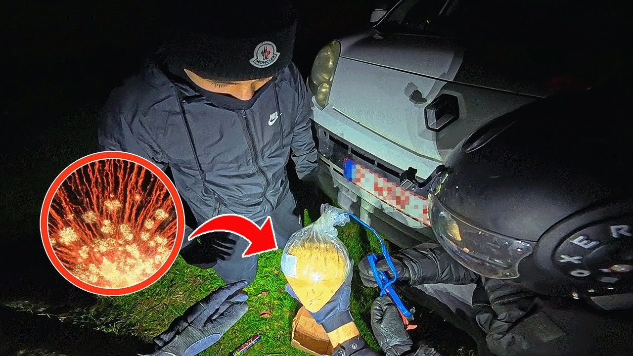 illegale 10 inch shell vuurwerk afsteken gaat fout... (BRAND!)