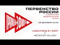 «Авангард-2»-2007 – «Металлург Нк»-2007. 20.12.2020
