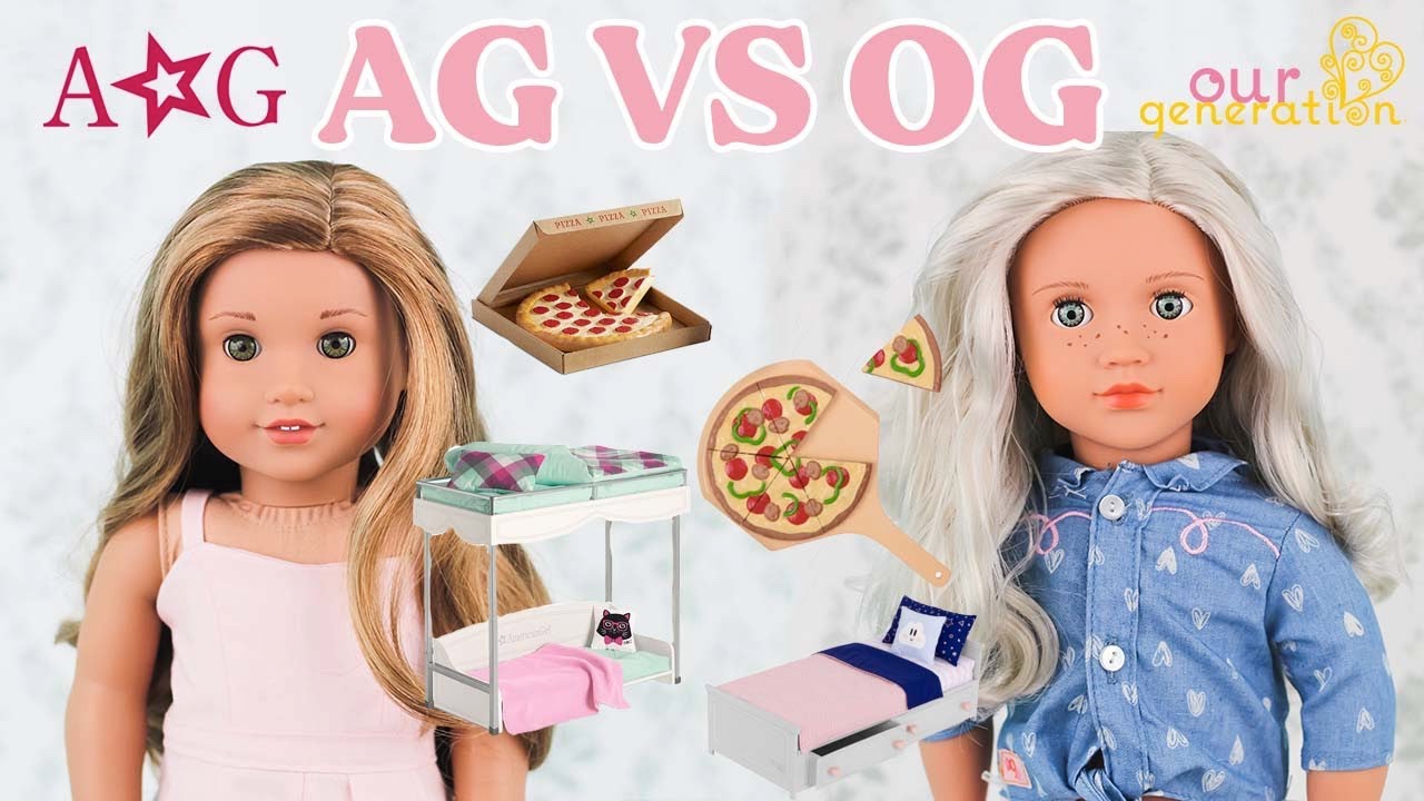 American Girl Dolls VS Our Generation - Comparing Dolls, Accessories,  Furniture And Clothes 