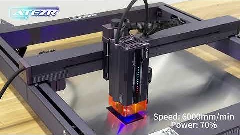 Perfect Aluminum Sheet Engraving with 36W ATEZR L2 Laser Engraving Machine - Mastering the Art!