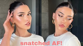 how to snatch your OWN makeup \& hair *EASY*