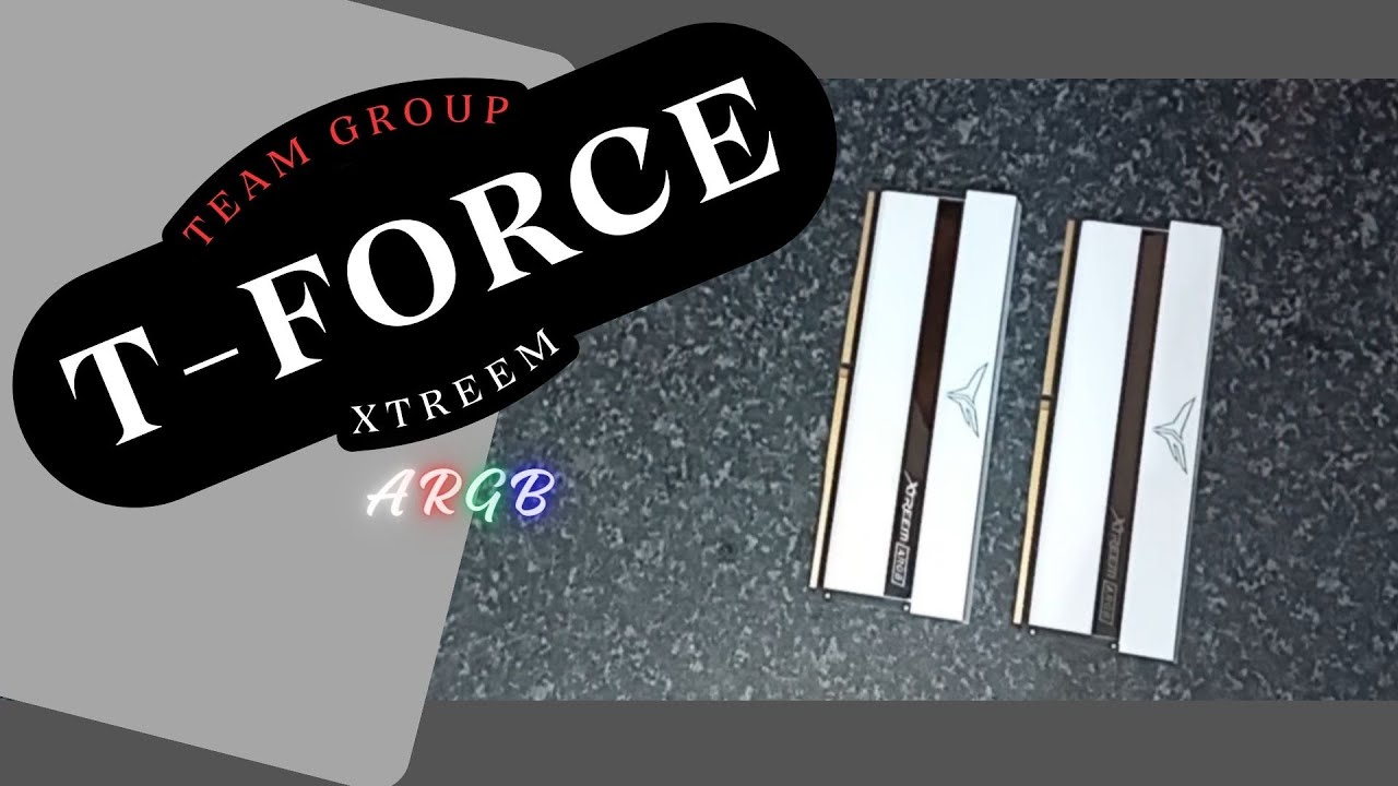Unboxing TeamGroup TForce Xtreem RGB DDR4 Ram Unboxing - YouTube