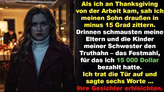 Ich kam nach Hause – und fand meinen Sohn fast tot vor der Tür, während meine Familie feierte.