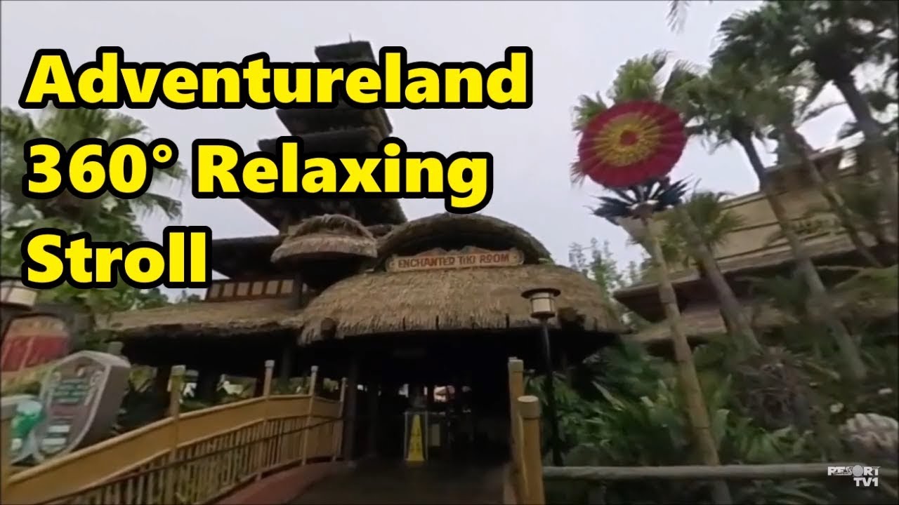 Adventureland at the Magic Kingdom - 360° 4K Relaxing Stroll