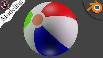 𝐓𝐮𝐭𝐨𝐫𝐢𝐚𝐥 : How To Make  ❛ Beach Ball  ❜ 𝟑𝔻 𝐌𝐎𝐃𝐄𝐋 in Blender Under 2 Minutes .